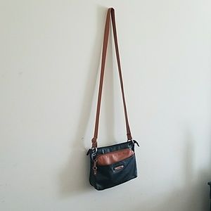 Brown and Black Crossbody Bag